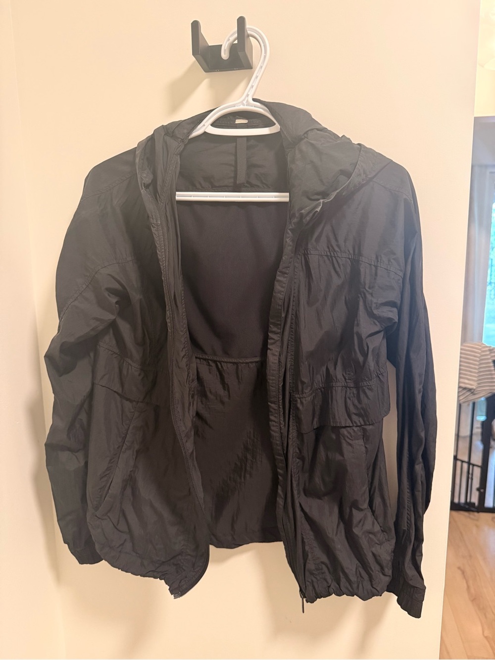 lululemon athletica Black Lightweight Hooded Jacket